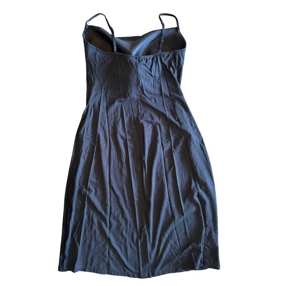 SKIMS Smooth Lounge Midi Dress Obsidian 2X NWT $98 - Picture 4 of 5